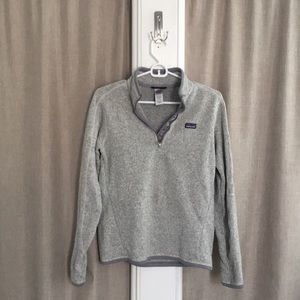 Patagonia Grey Quarter ZIP Sweater